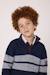 Pull 100% coton garçon Indigo chine raye gris chine 2 - vertbaudet enfant 