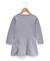 Robe manches longues réversible fille Gris chine 3 - vertbaudet enfant 