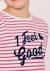 Mariniere manches longues 100% coton fille Fond blanc casse raye rose 2 - vertbaudet enfant 