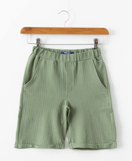 Bermuda 100% coton garçon Kaki 3 - vertbaudet enfant 