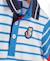 Polo manches courtes 100% coton garçon Fond blanc raye bleu 3 - vertbaudet enfant 