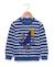 Pull garçon Fond grege raye bleu 1 - vertbaudet enfant 