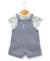 Ensemble salopette + haut 100% coton bébé garçon Denim bleu 1 - vertbaudet enfant 