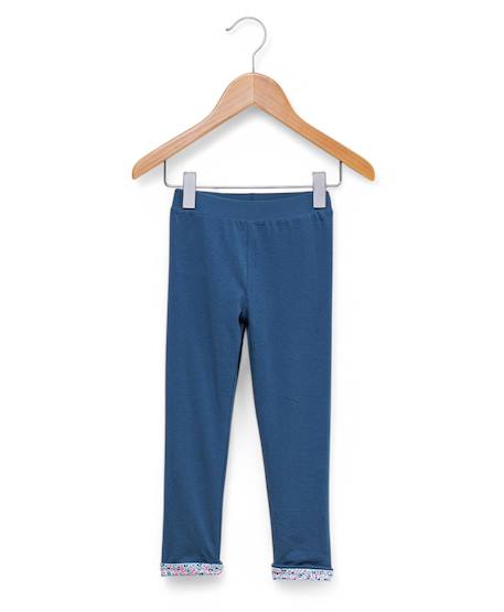 Fille-Legging-Legging long réversible fille