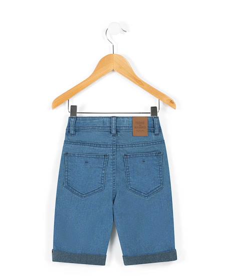 Bermuda garçon Denim clair 3 - vertbaudet enfant 
