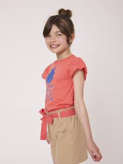 -T-shirt manches courtes 100% coton fille