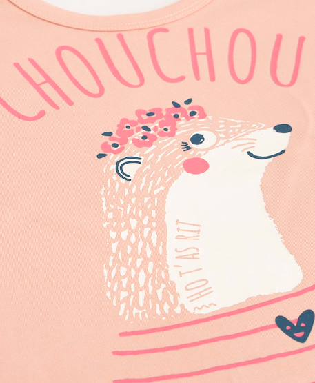 T-shirt manches longues 100% coton fille Rose 4 - vertbaudet enfant 
