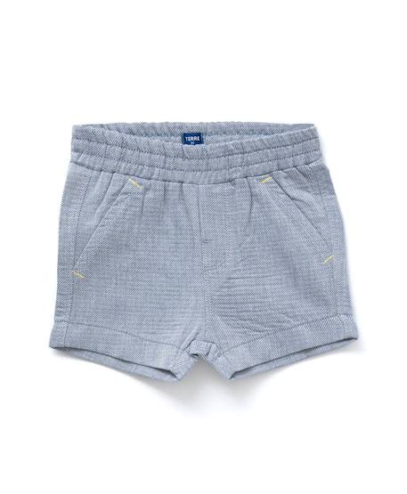 Ensemble short + haut 100% coton bébé garçon Fond blanc casse raye multicol 4 - vertbaudet enfant 