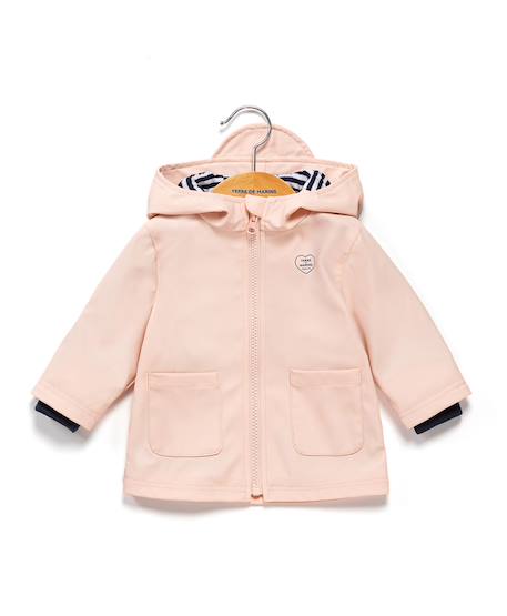 Ciré imperméable à capuche bébé fille Rose 4 - vertbaudet enfant 