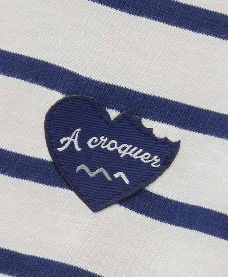 Robe manches courtes fille Indigo 2 - vertbaudet enfant 