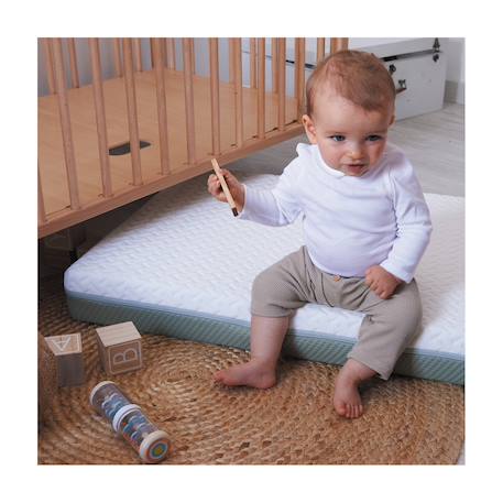 Matelas bébé aloé vera déhoussable 360° Blanc 3 - vertbaudet enfant 