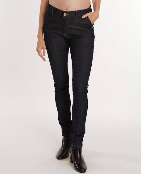 Jean de grossesse et post-partum slim sharon Brut+Noir 5 - vertbaudet enfant 