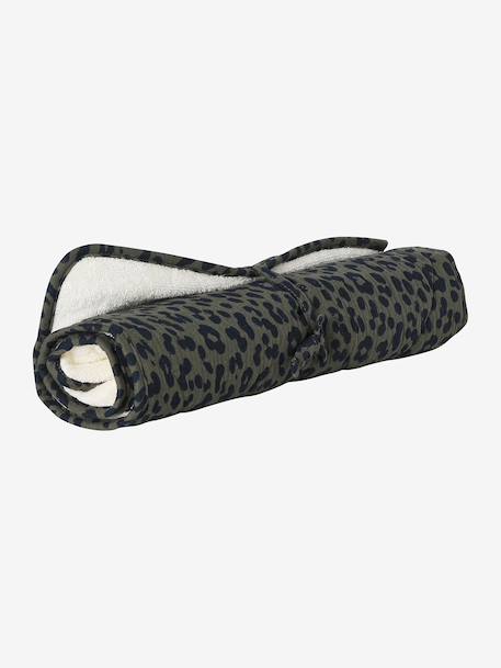 Sac à langer évolutif 24 ou 48h léopard personnalisable beige+kaki 18 - vertbaudet enfant 