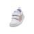 Baskets à scratchs fille Blanc  rose 5 - vertbaudet enfant 
