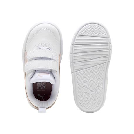 Baskets à scratchs fille Blanc  rose 6 - vertbaudet enfant 