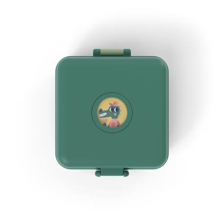 Boite à sandwich et goûter 850ml snacky Bleu dino+Bleu infinity+Bleu wolf+Cannelle fox+Rose blush+Rose leopard+Vert forest+Vert raccoon 40 - vertbaudet enfant 
