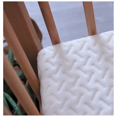 Matelas bébé aloé vera déhoussable 360° Blanc 1 - vertbaudet enfant 
