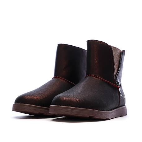 Boots enfant aldize Bordeaux+Marine+Noir 6 - vertbaudet enfant 