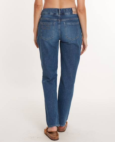 Jean de grossesse mom fit carrie gris Gris+Mid blue 12 - vertbaudet enfant 