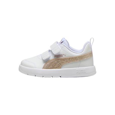 Baskets à scratchs fille Blanc  rose 2 - vertbaudet enfant 