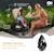 Poussette Kinderkraft YOXI réversible face ou dos route, pliage avec siège, roues increvables et accessoires inclus Beige+Gris+Noir+Vert 8 - vertbaudet enfant 