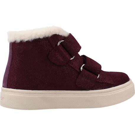 Baskets fille à scratchs nashik wpf Marron+Violet 10 - vertbaudet enfant 