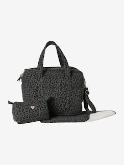 Puériculture-Sac à langer-Sac à langer évolutif 24 ou 48h léopard personnalisable