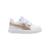 Baskets à scratchs fille Blanc  rose 1 - vertbaudet enfant 