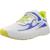 Baskets garçon en matière synthétique et textile Blanc+Blanc c0293 9 - vertbaudet enfant 