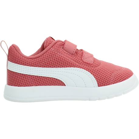 Basket fille à scratchs courtflex v3 mesh Rose pink 1 - vertbaudet enfant 