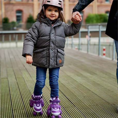 Patin à roulettes mon premier quad Mauve 3 - vertbaudet enfant 