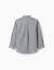 Chemise à manches longues à motif vichy Bleu foncé+Marron 2 - vertbaudet enfant 