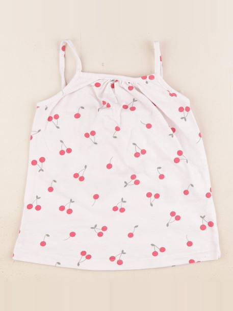 Débardeur - 4 ans Blanc, rouge 1 - vertbaudet enfant 