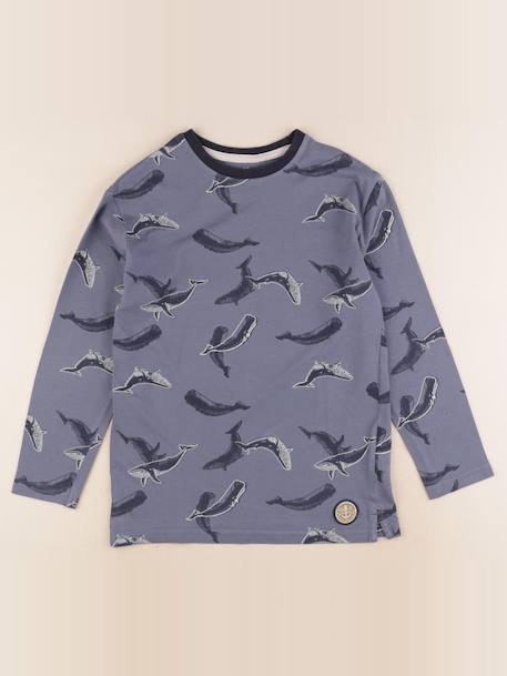 Tee-shirt - 10 ans Bleu 1 - vertbaudet enfant 