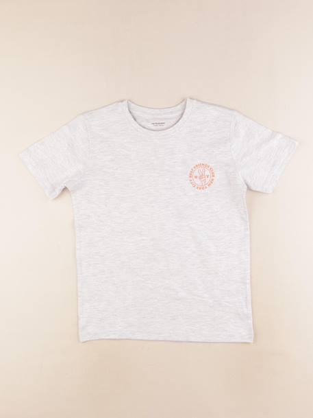 Tee-shirt - 10 ans Gris 1 - vertbaudet enfant 