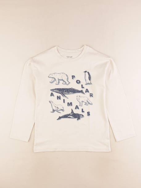 Tee-shirt - 10 ans Beige 1 - vertbaudet enfant 