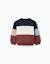 Sweat en coton avec bloc de couleurs Marron 3 - vertbaudet enfant 