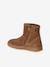 Boots fille cuir zippées marron+taupe 3 - vertbaudet enfant 
