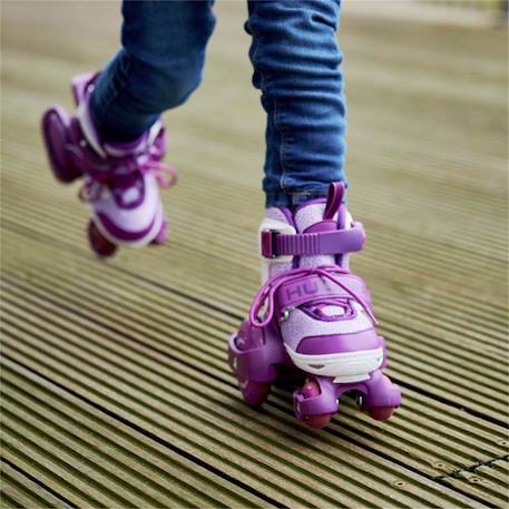 Patin à roulettes mon premier quad Mauve 2 - vertbaudet enfant 