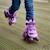 Patin à roulettes mon premier quad Mauve 2 - vertbaudet enfant 