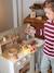 Cuisine en bois FSC® avec accessoires écru+rose+vert sauge 2 - vertbaudet enfant 