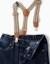 Pantalon en jean avec bretelles amovibles Bleu foncé 3 - vertbaudet enfant 