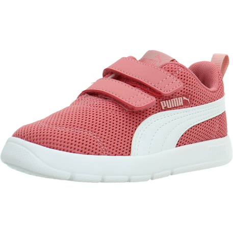Basket fille à scratchs courtflex v3 mesh Rose pink 4 - vertbaudet enfant 