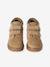 Baskets garçon cuir à scratchs beige+marine 4 - vertbaudet enfant 
