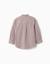 Chemise à manches longues à motif vichy Bleu foncé+Marron 5 - vertbaudet enfant 