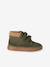 Baskets garçon cuir à scratchs beige+kaki+marine 7 - vertbaudet enfant 