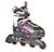 Rollers pour enfants - pointure 29-32 Mauve/noir 1 - vertbaudet enfant 