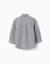 Chemise à manches longues à motif vichy Bleu foncé 2 - vertbaudet enfant 