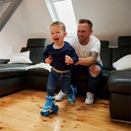 Roller skate my first quad Bleu 3 - vertbaudet enfant 