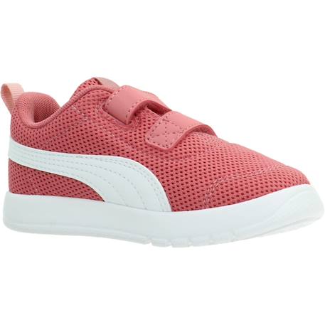 Basket fille à scratchs courtflex v3 mesh Rose pink 5 - vertbaudet enfant 